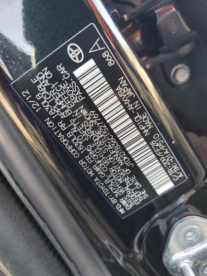 2012 Toyota Prius C VIN: JTDKDTB36C1527769 Lot: 81192664