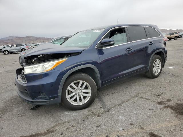  TOYOTA HIGHLANDER 2014 Granatowy