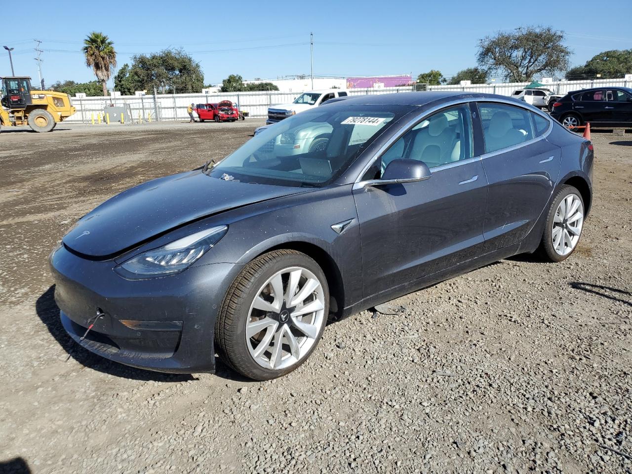 VIN 5YJ3E1EA9JF155929 2018 TESLA MODEL 3 no.1