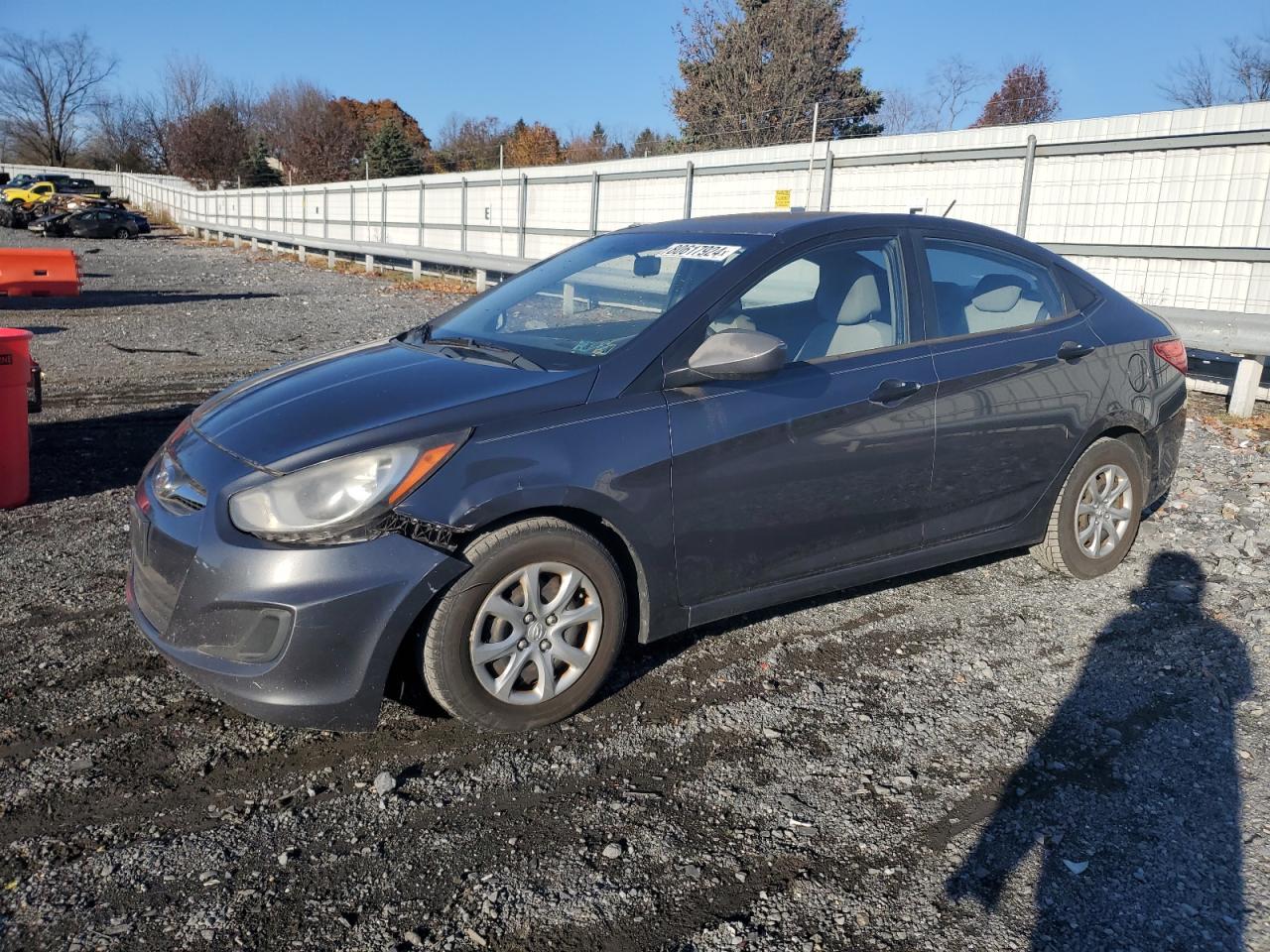 2012 Hyundai Accent Gls VIN: KMHCT4AEXCU053254 Lot: 80617924