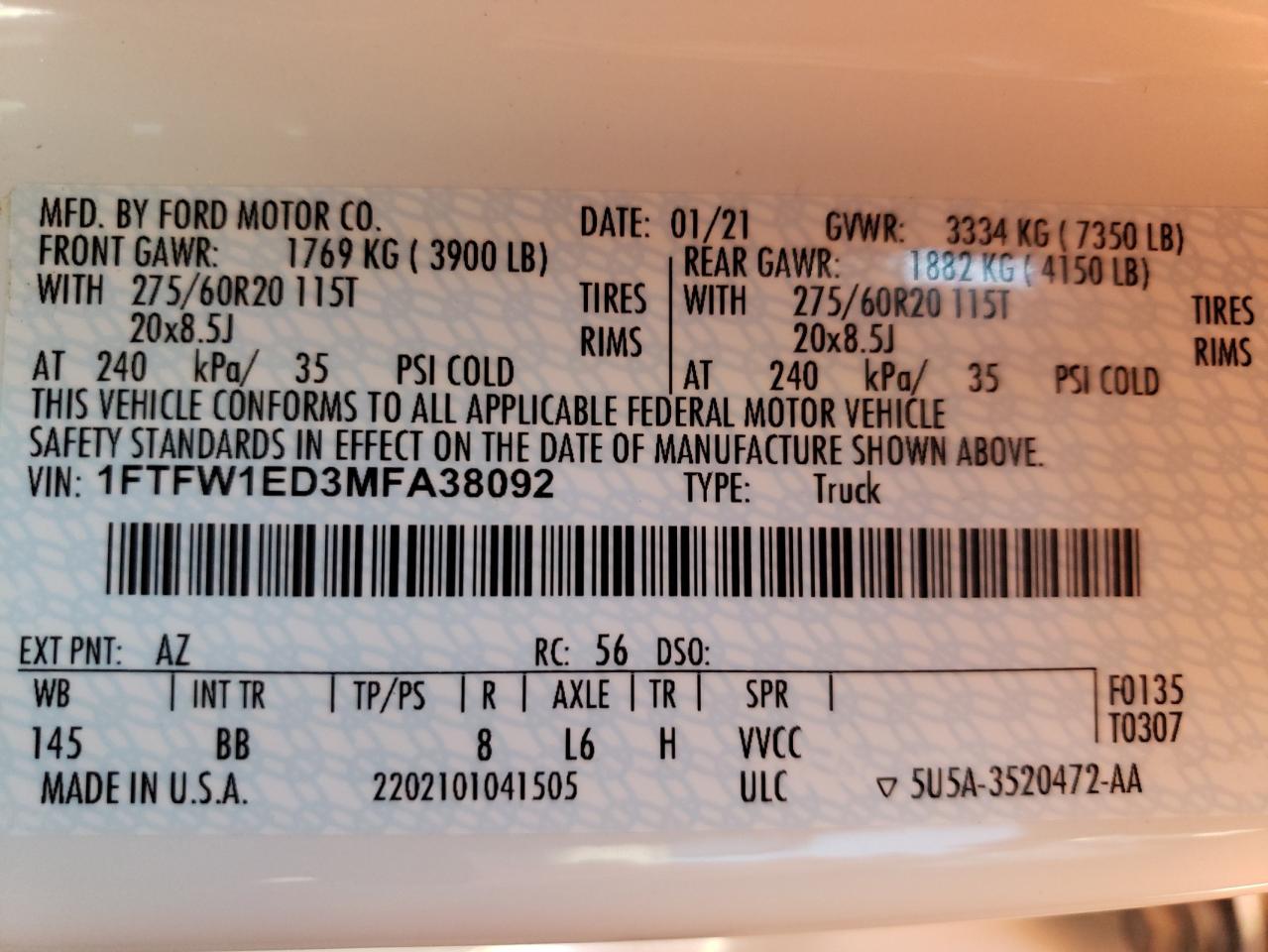 2021 Ford F-150 - Image 12
