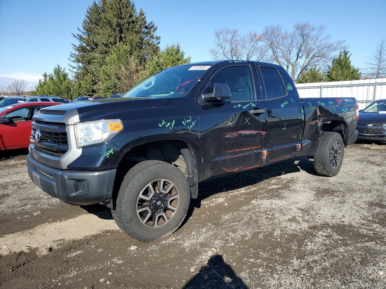 2017 Toyota Tundra Double Cab Sr VIN: 5TFUM5F1XHX072166 Lot: 81545694