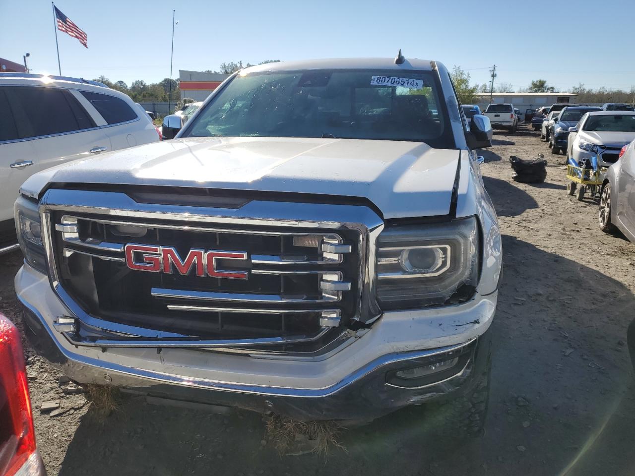 2016 GMC Sierra K1500 Slt VIN: 3GTU2NEC0GG196930 Lot: 80708514