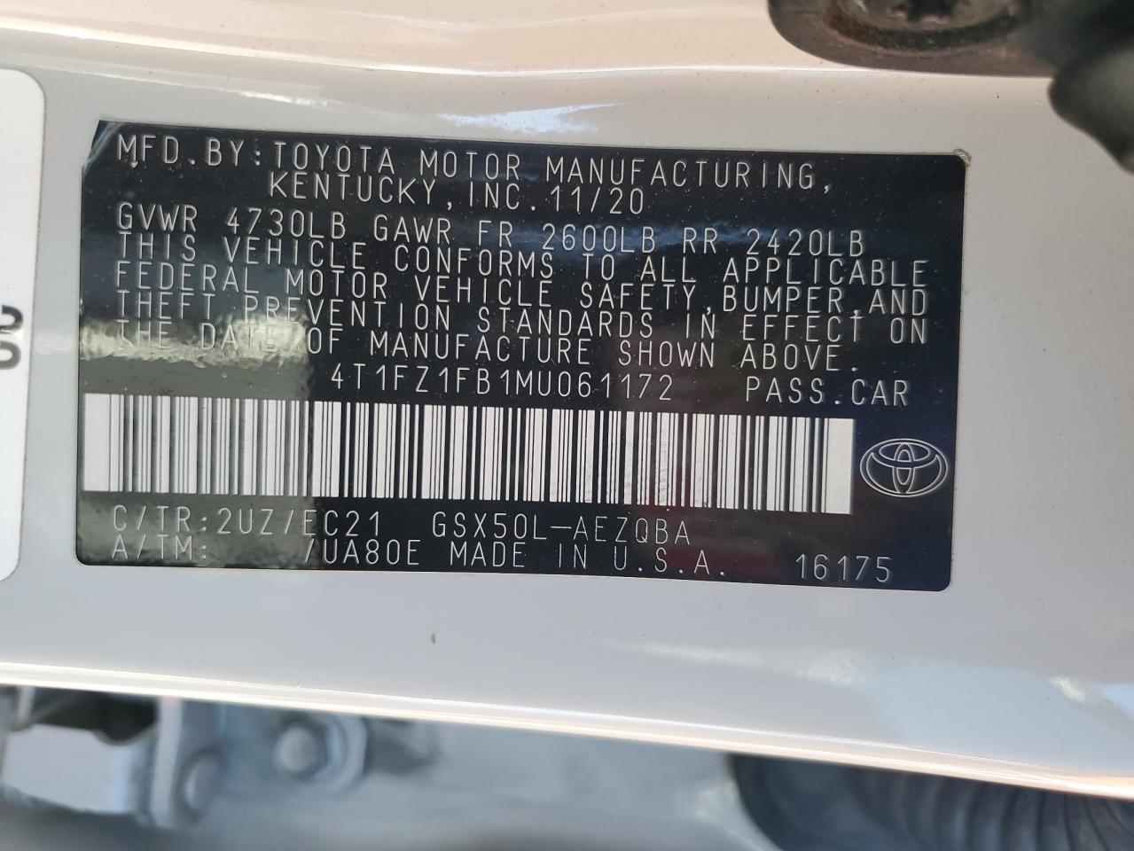 2021 Toyota Avalon - Image 12
