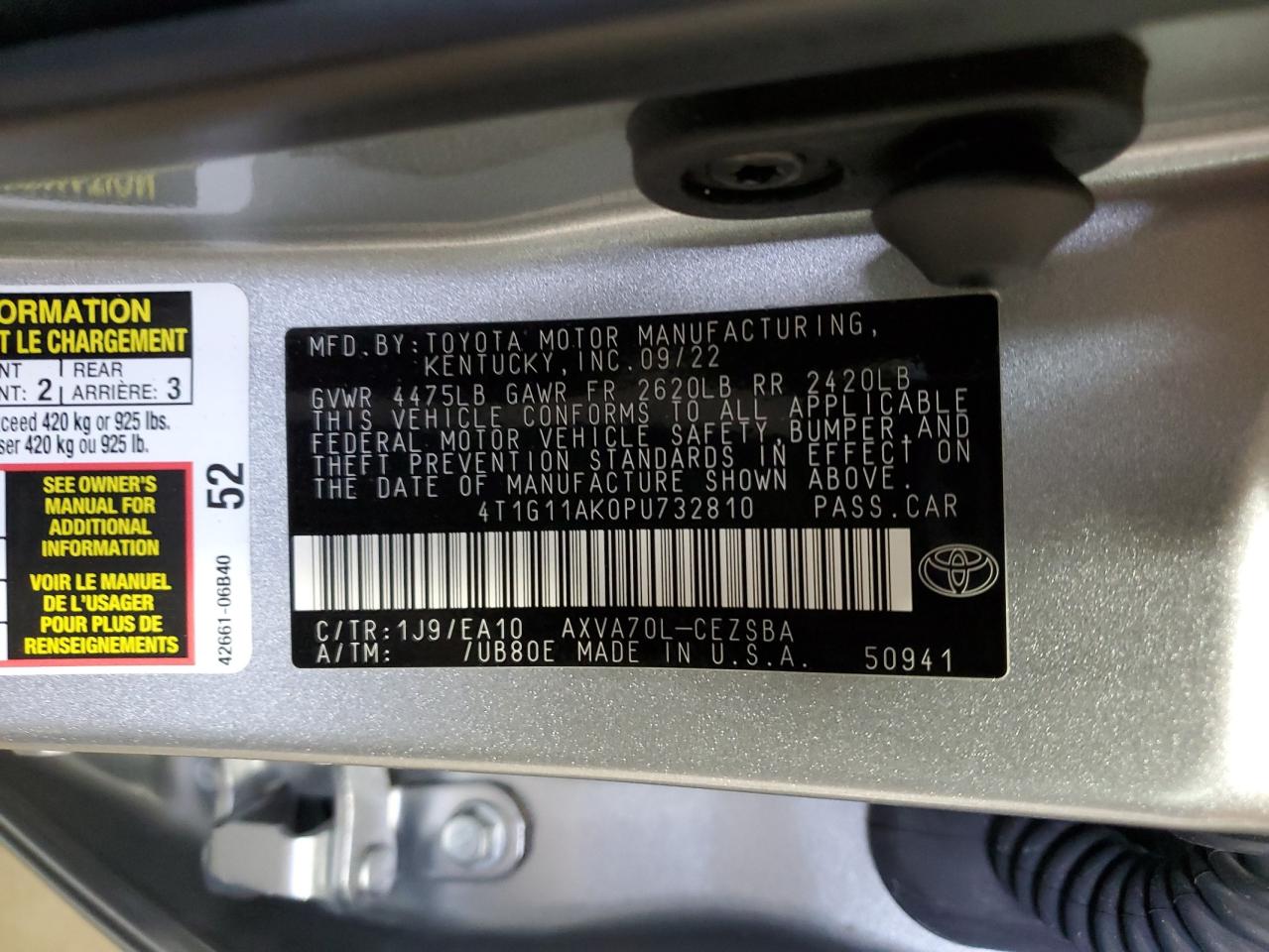 2023 Toyota Camry - Image 12