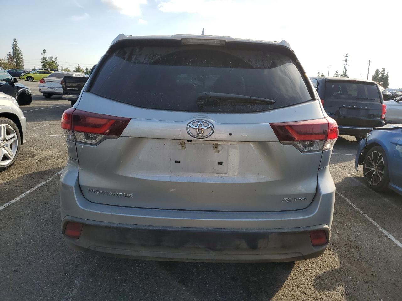 2019 Toyota Highlander Se VIN: 5TDJZRFH8KS620266 Lot: 80973784