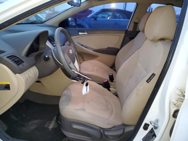  HYUNDAI ACCENT 2014 Білий
