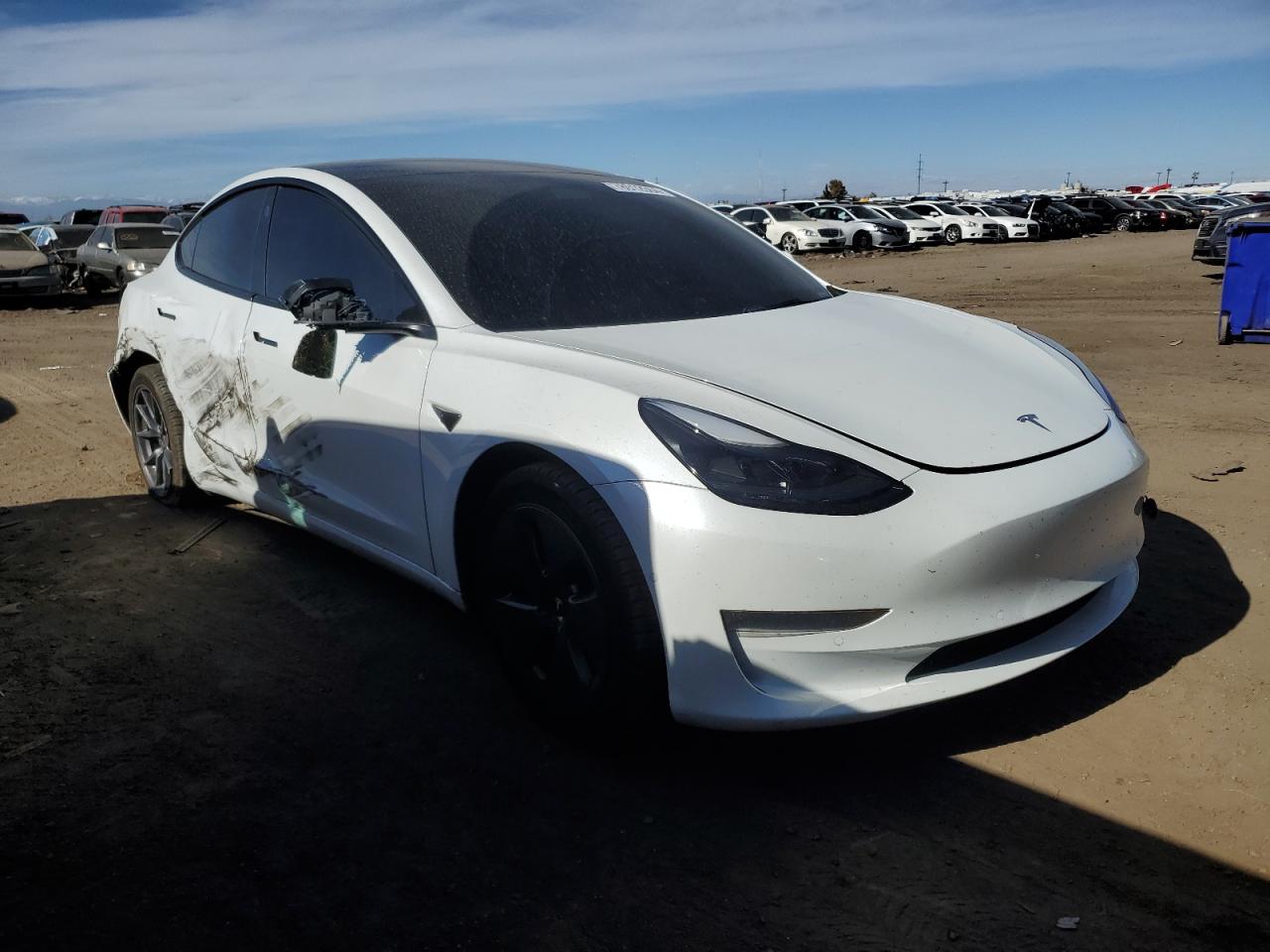 VIN 5YJ3E1EB1NF109168 2022 TESLA MODEL 3 no.4