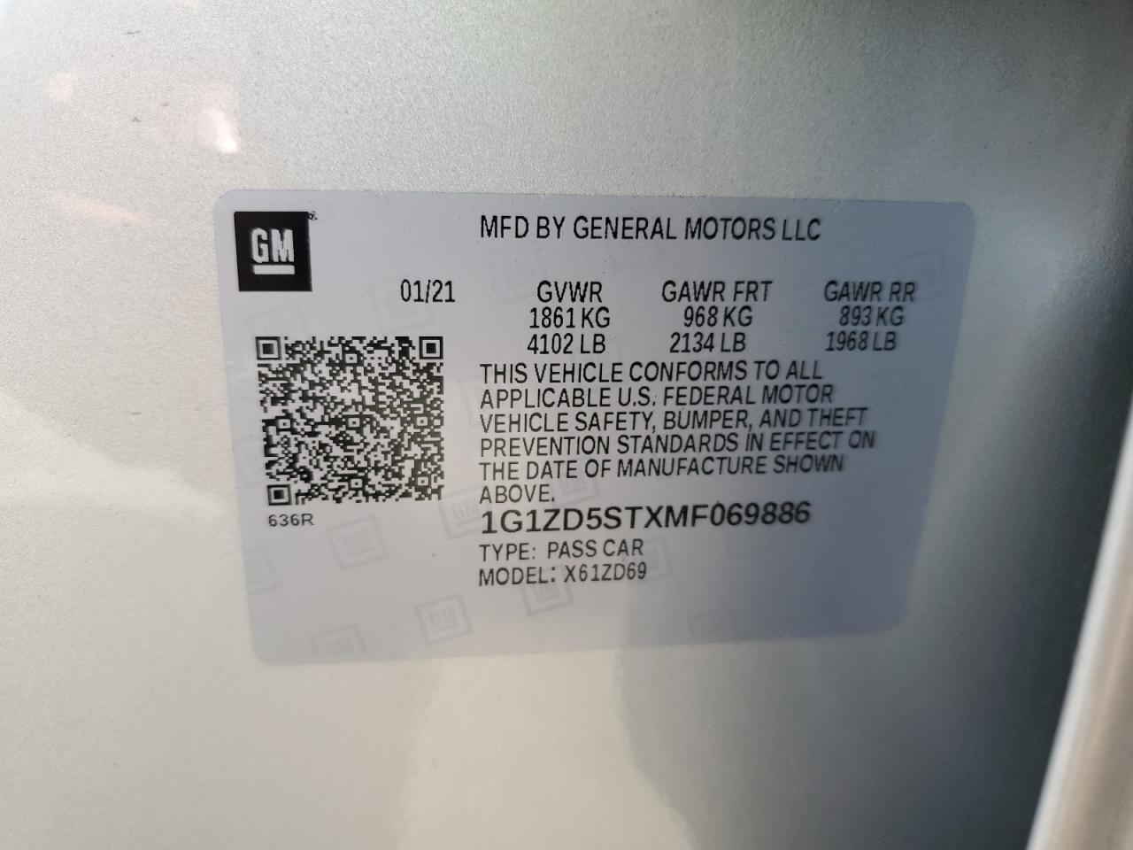 2021 Chevrolet Malibu - Image 12