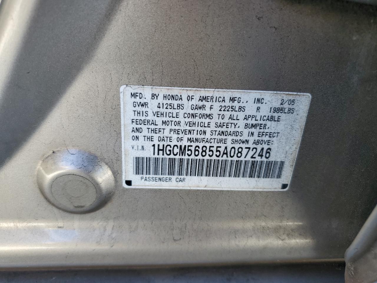 2005 Honda Accord - Image 12