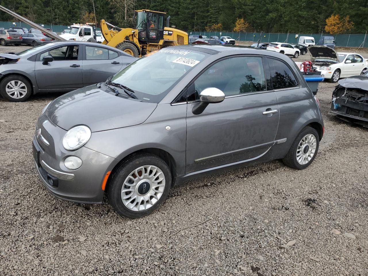 2012 Fiat 500 Lounge VIN: 3C3CFFCRXCT366097 Lot: 81743624