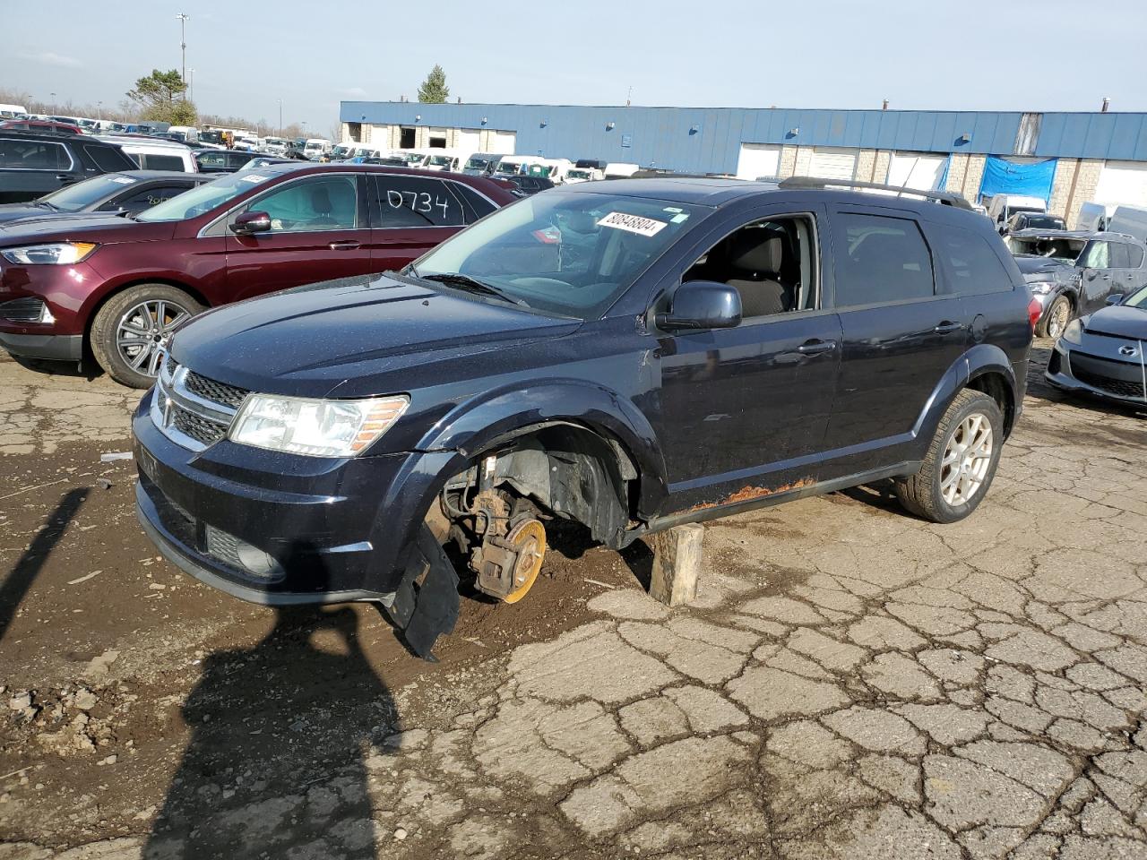 2011 Dodge Journey Sxt   de vânzare în Woodhaven, MI - Front End