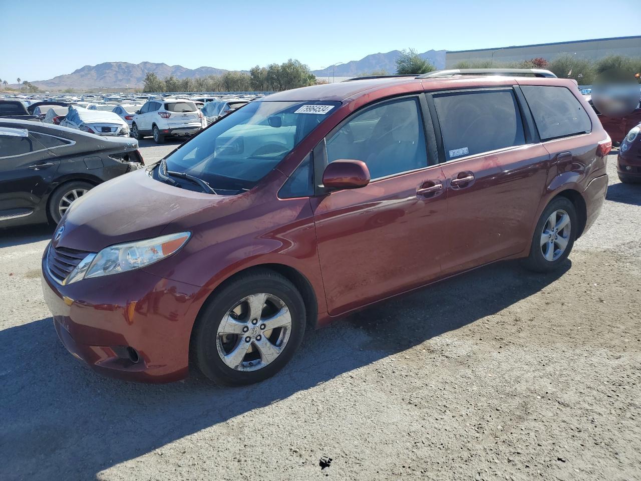 2016 Toyota Sienna Le VIN: 5TDKK3DC4GS714438 Lot: 79964534