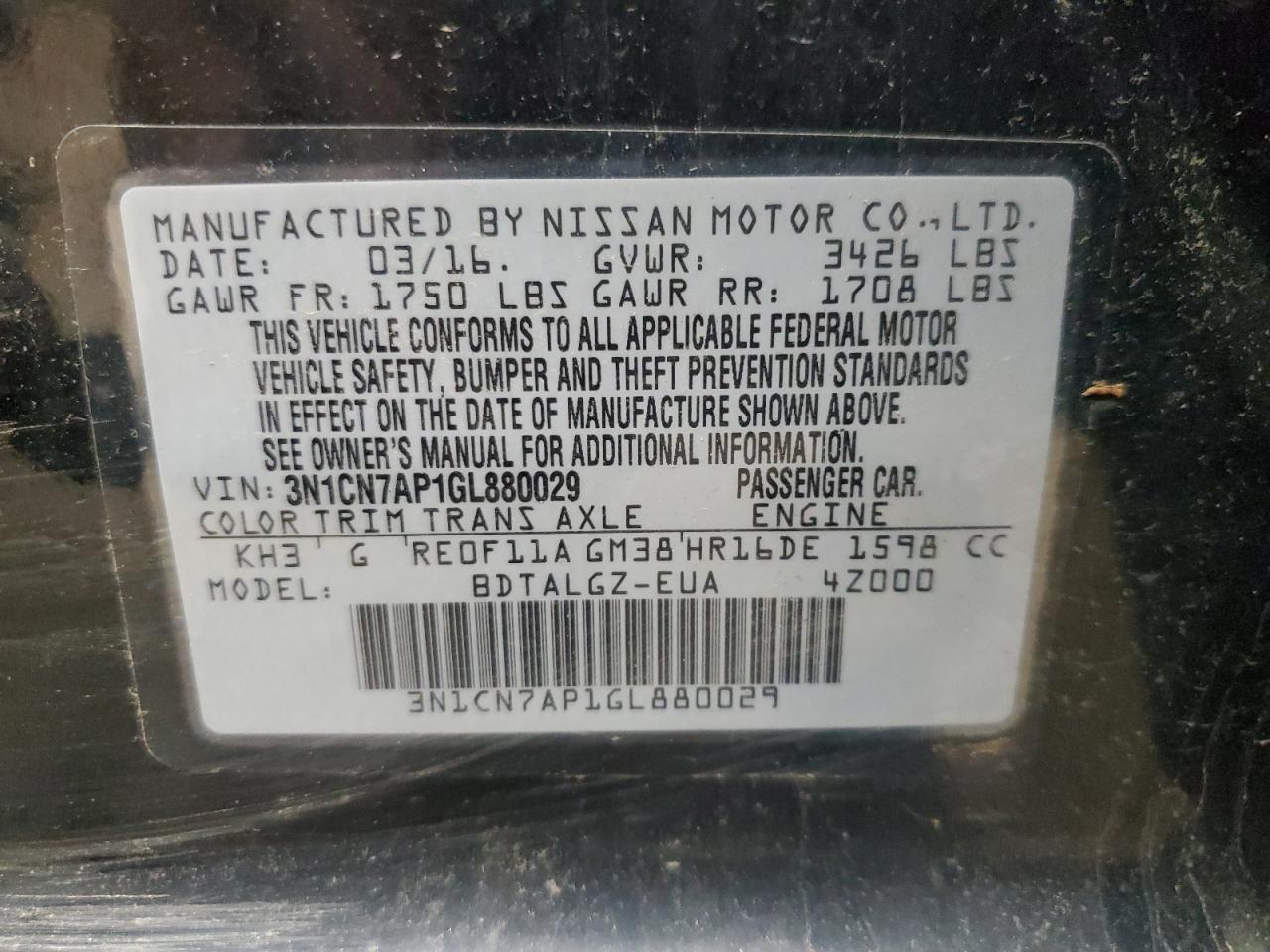 2016 Nissan Versa - Image 12