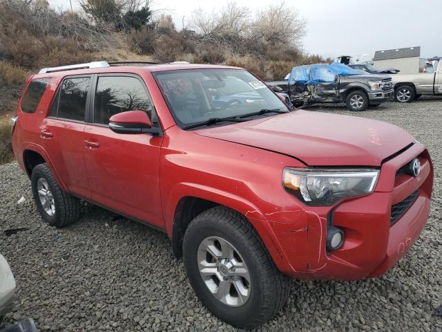  TOYOTA 4RUNNER 2018 Czerwony