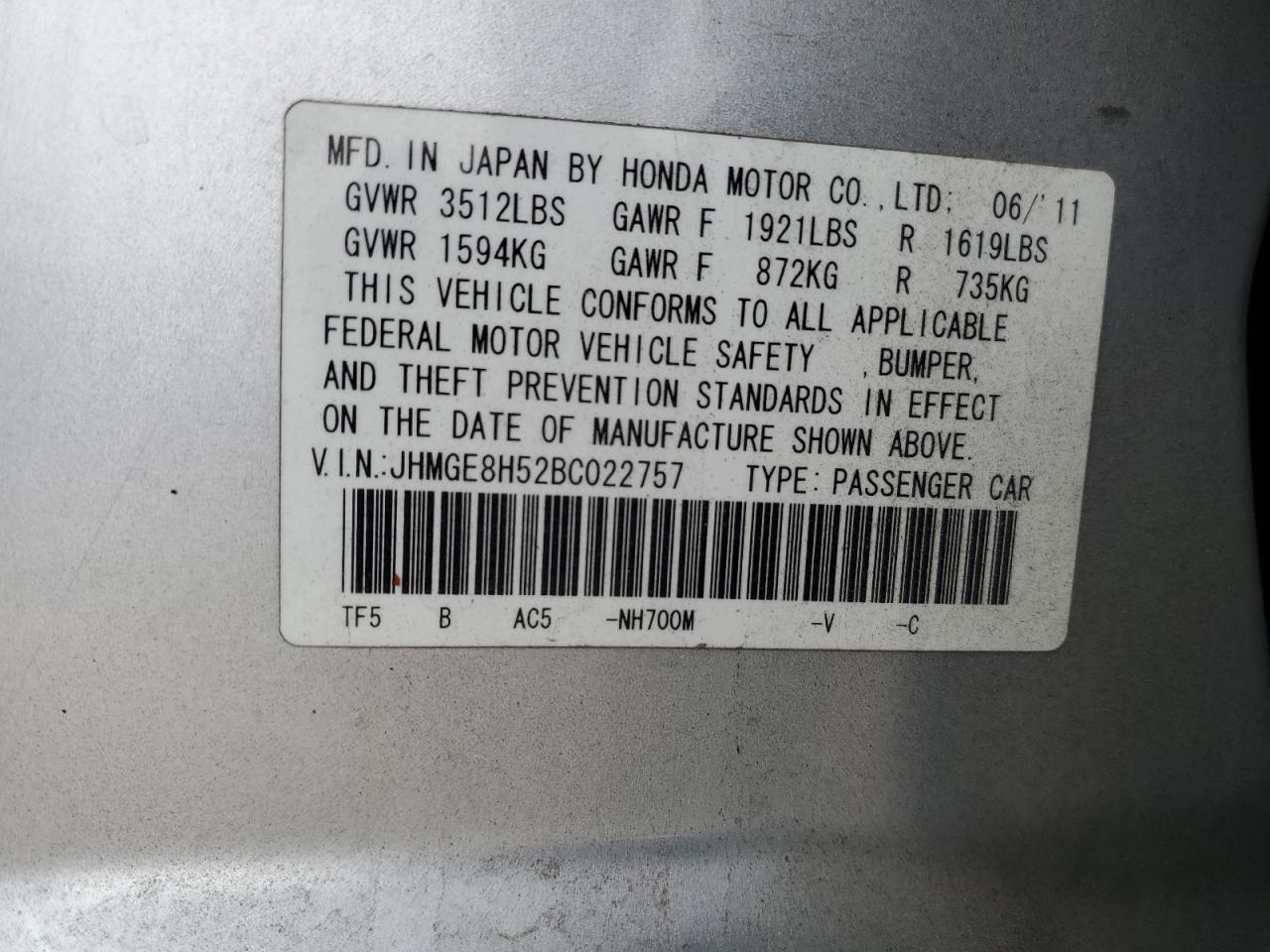 2011 Honda Fit - Image 12