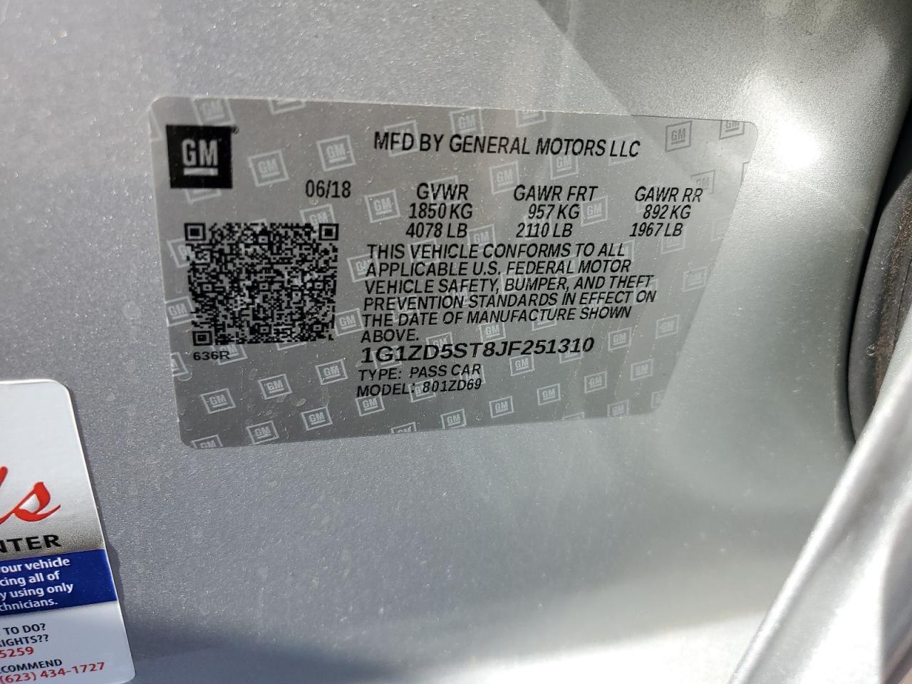 2018 Chevrolet Malibu - Image 12