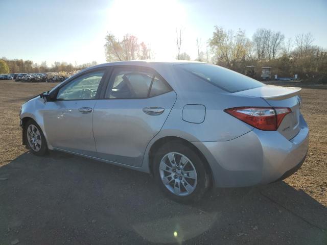  TOYOTA COROLLA 2016 Srebrny