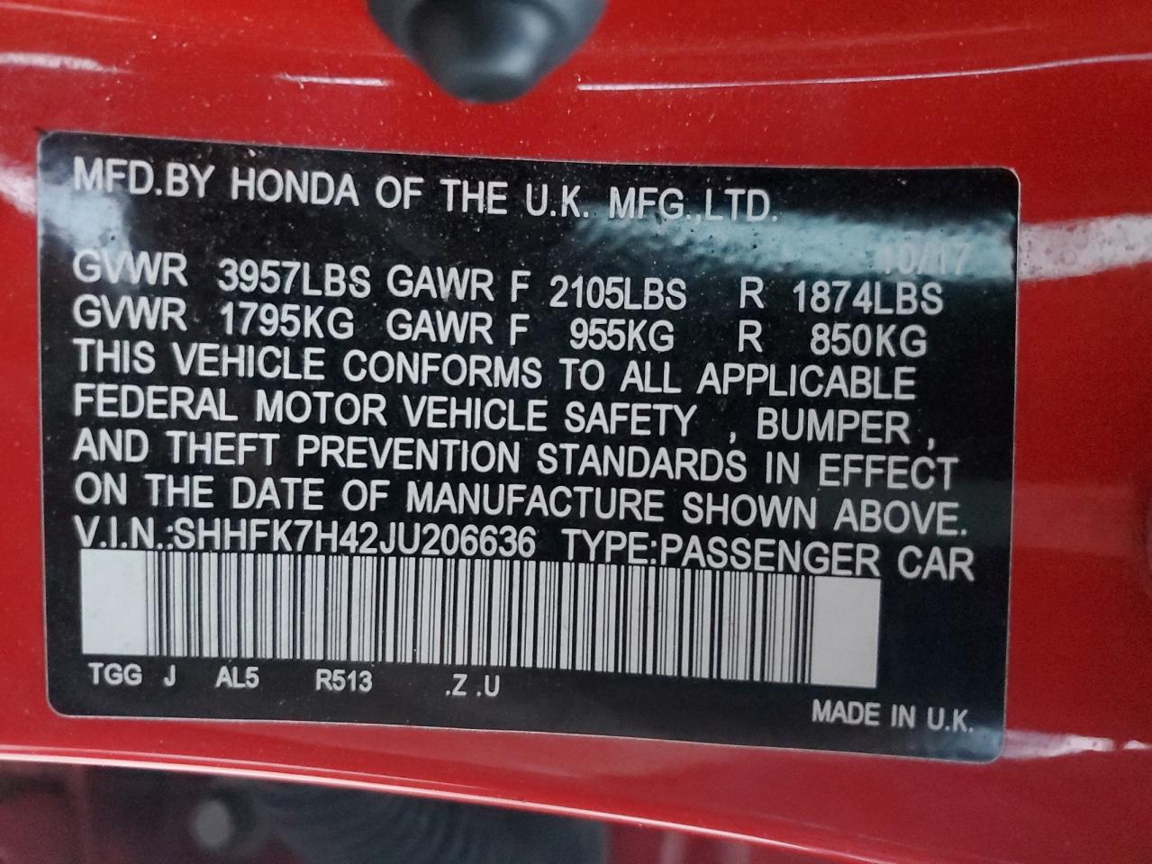 2018 Honda Civic - Image 14