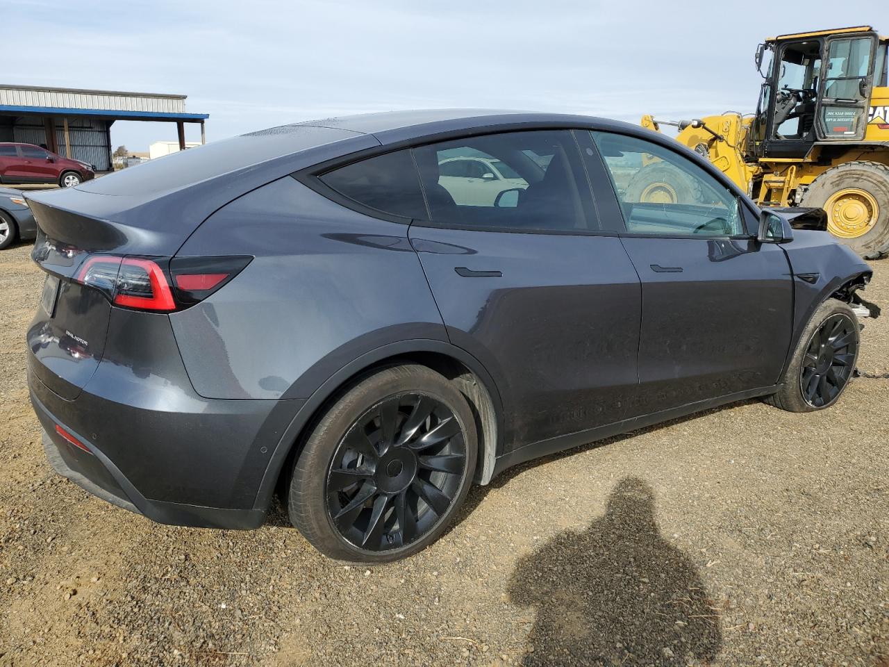 VIN 5YJYGDEE5MF072152 2021 TESLA MODEL Y no.3