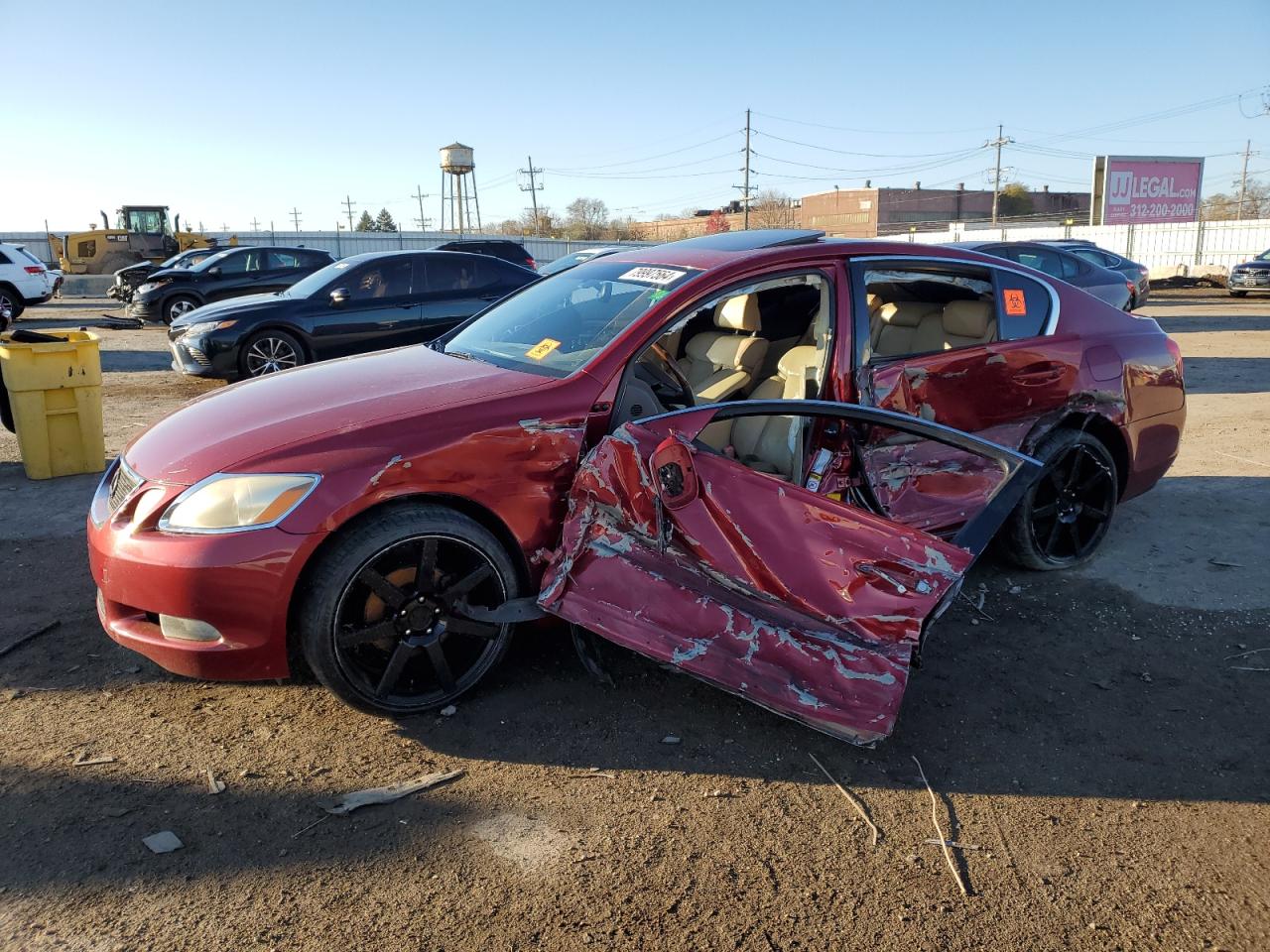 2006 Lexus Gs 300 للبيع في Chicago Heights، IL - Side