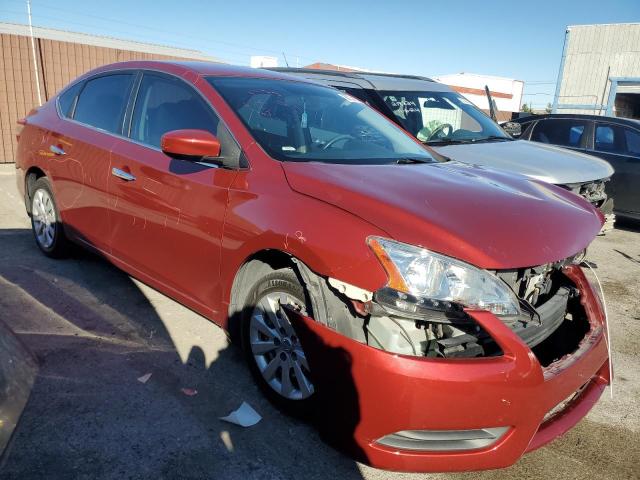  NISSAN SENTRA 2015 Czerwony