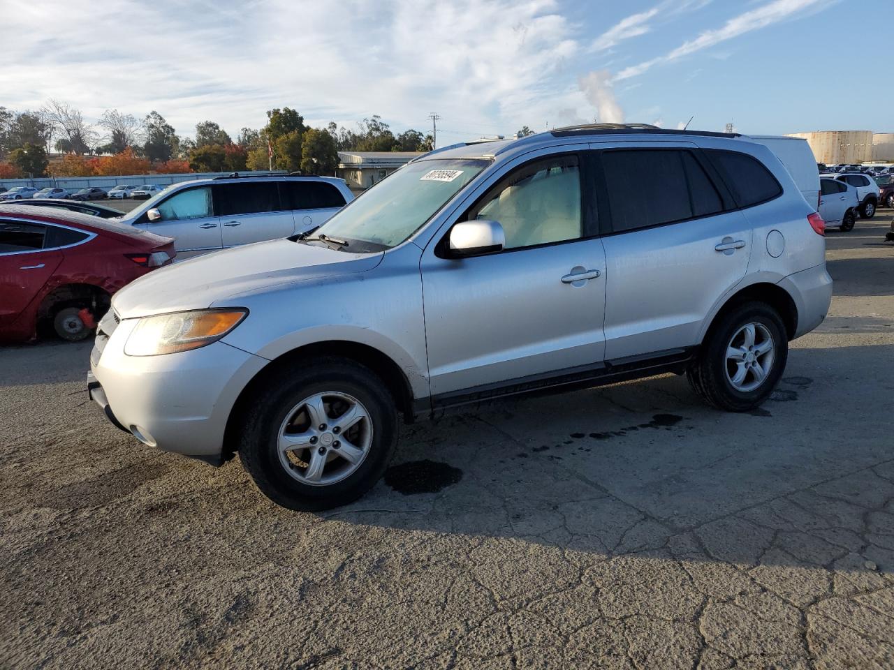 2007 Hyundai Santa Fe Gls en Venta en Martinez, CA - Side
