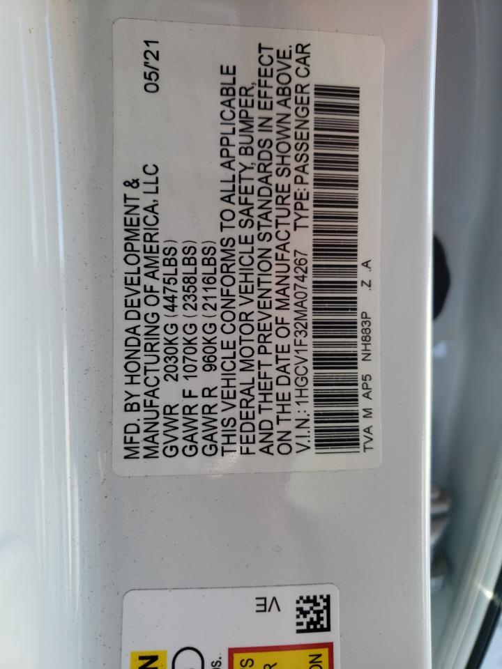 2021 Honda Accord - Image 12