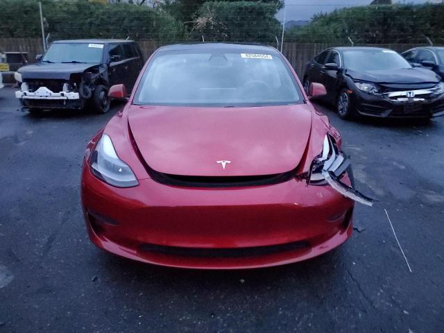  TESLA MODEL 3 2021 Czerwony