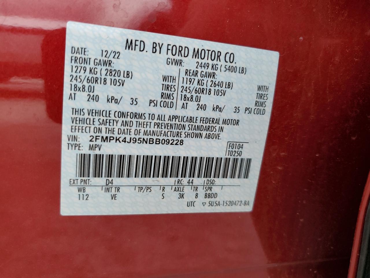 2022 Ford Edge - Image 15
