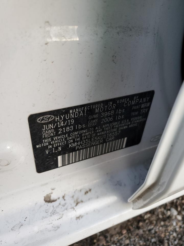 KMHH35LE5KU116557 2019 HYUNDAI ELANTRA - Image 13