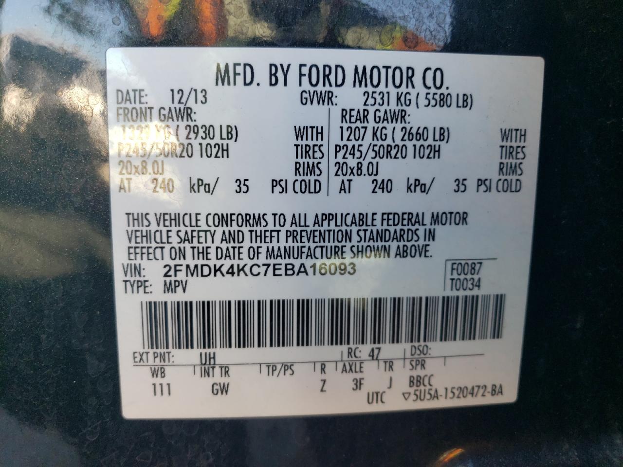 2014 Ford Edge - Image 15