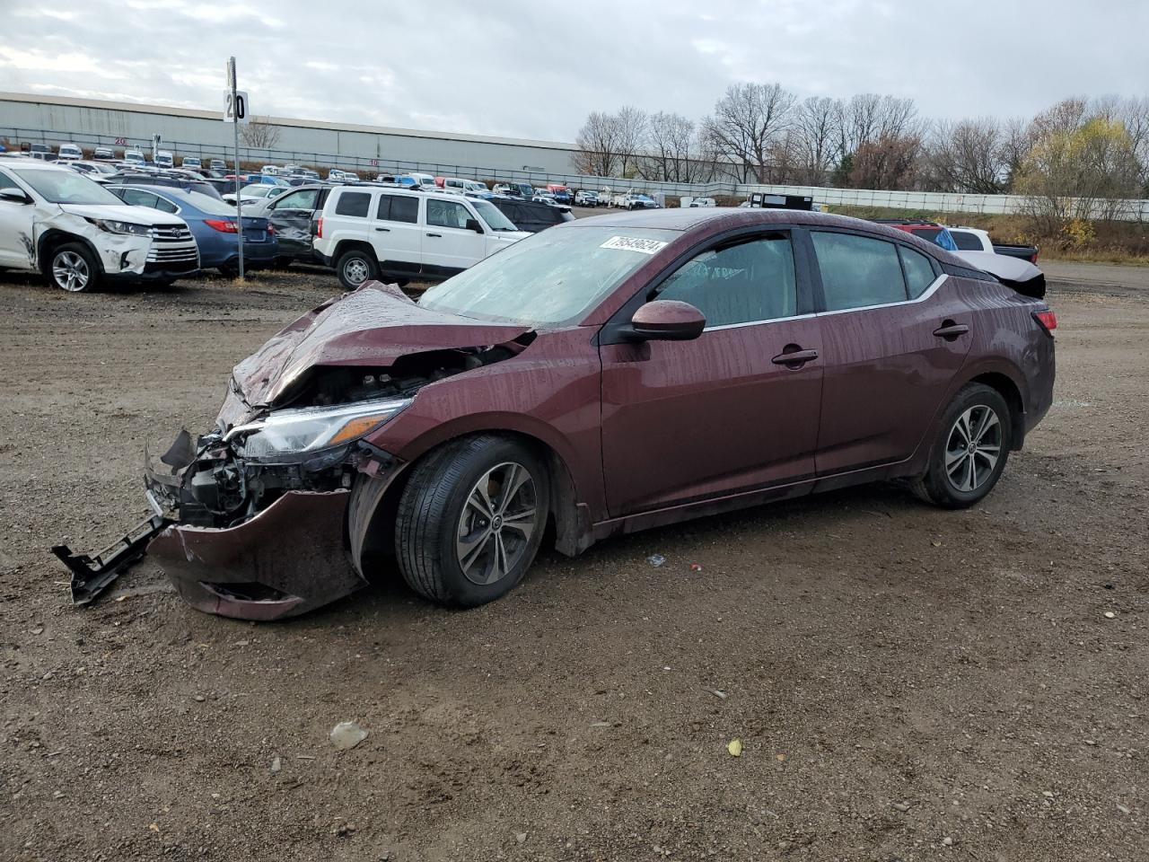 VIN 3N1AB8CV4NY296872 2022 NISSAN SENTRA no.1