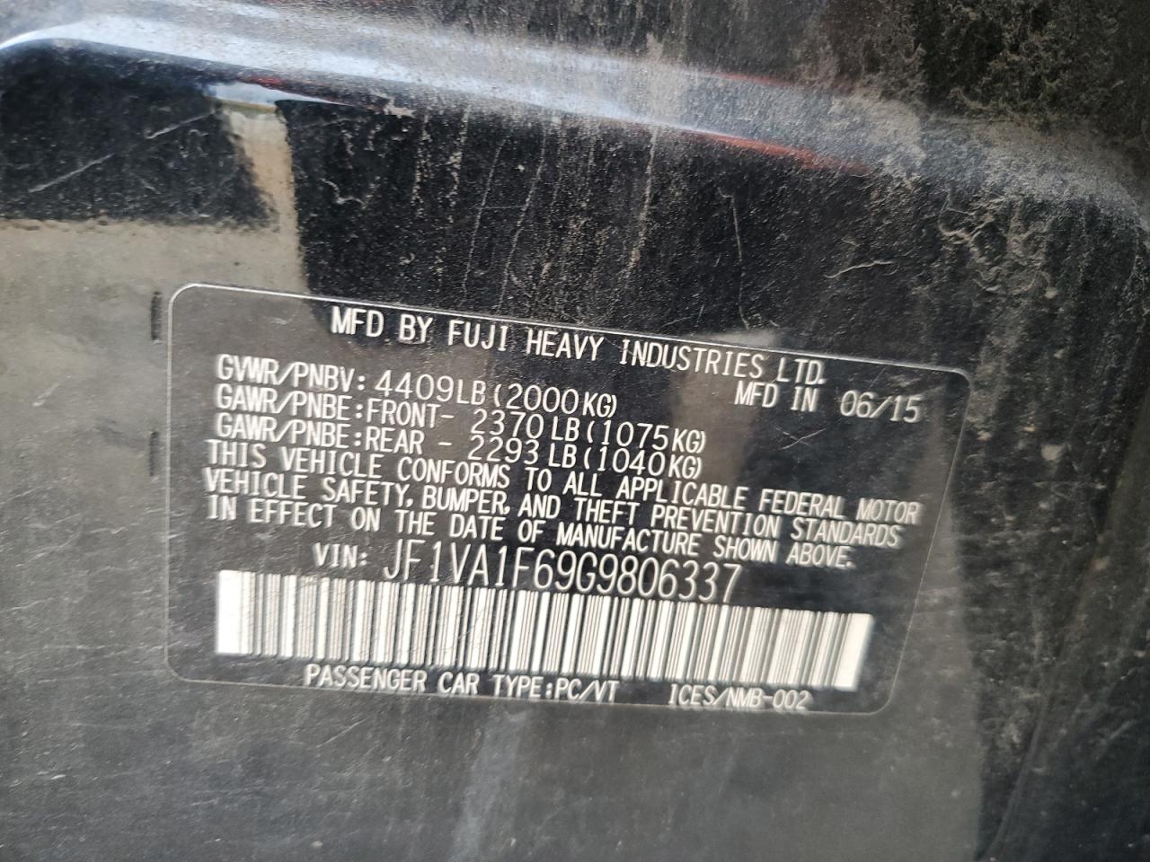 2016 Subaru WRX - Image 12