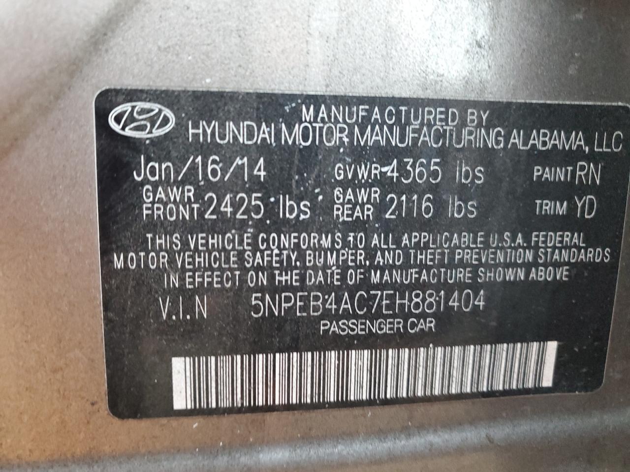 2014 Hyundai Sonata - Image 12