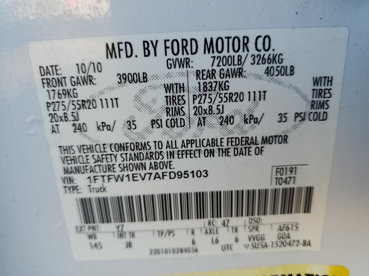 2010 Ford F-150 - Image 12