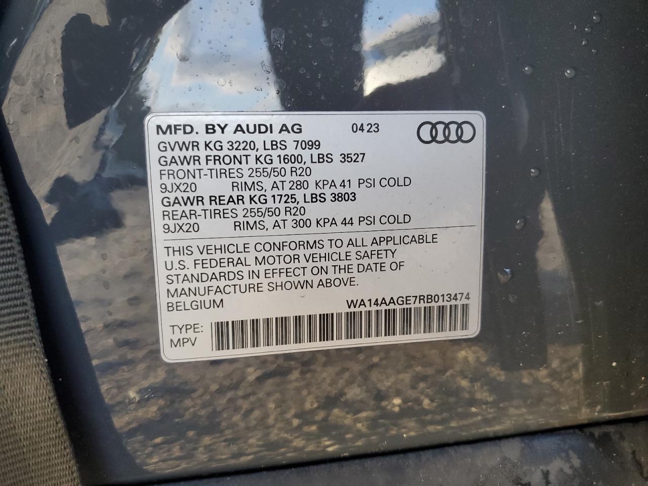WA14AAGE7RB013474 2024 AUDI Q8 - Image 16