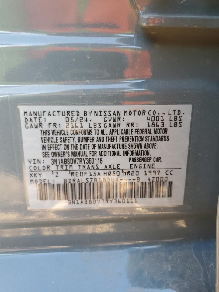 2024 Nissan Sentra Sr VIN: 3N1AB8DV7RY360116 Lot: 79347974