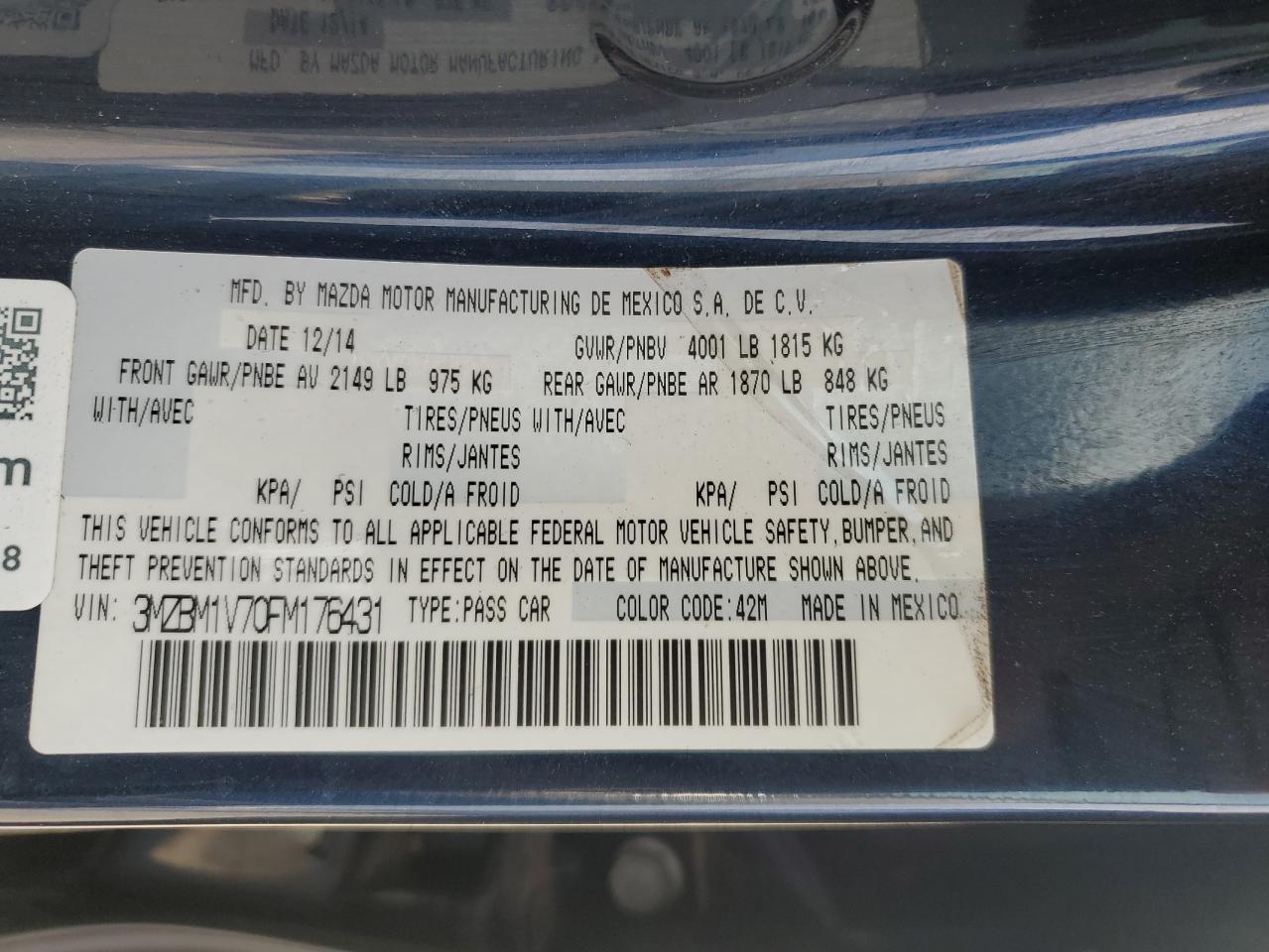 2015 Mazda 3 - Image 12