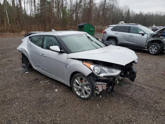 Coupet HYUNDAI VELOSTER 2017 Srebrny