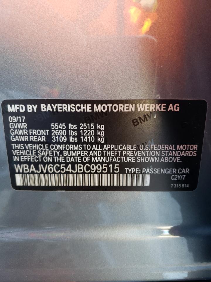 VIN WBAJV6C54JBC99515 2018 BMW 6 SERIES no.13