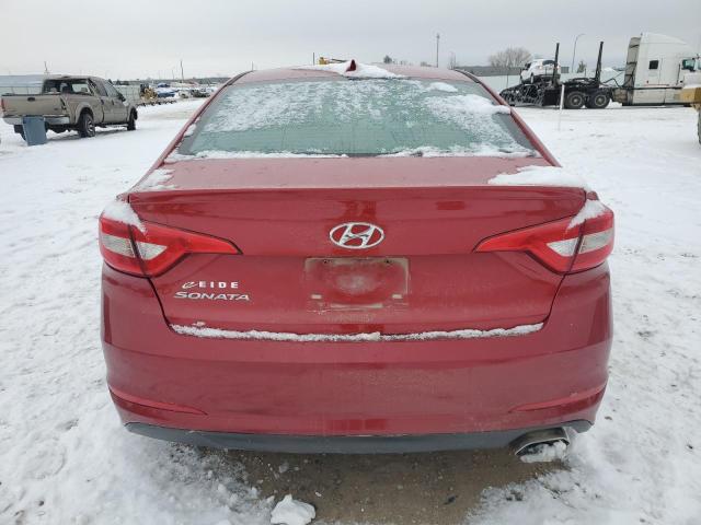  HYUNDAI SONATA 2017 Бордовый