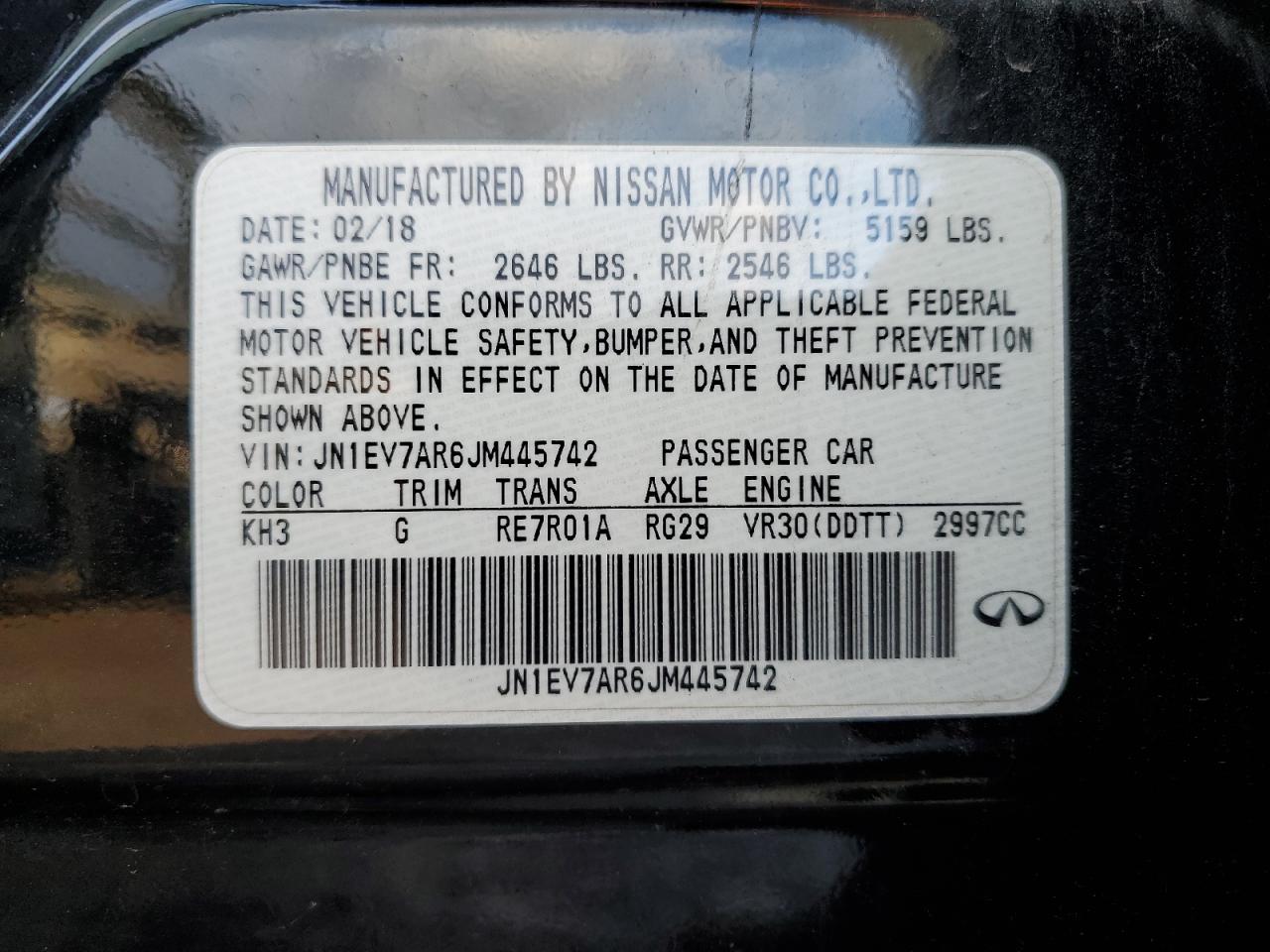 2018 Infiniti Q50 - Image 12