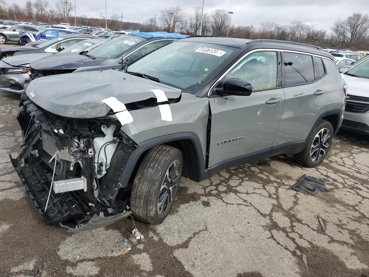 VIN 3C4NJDCB9NT228502 2022 JEEP COMPASS no.1