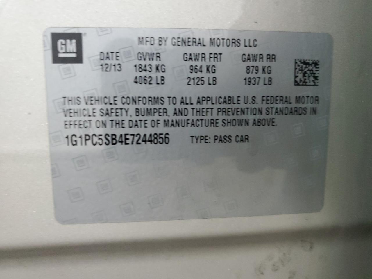 2014 Chevrolet Cruze - Image 13