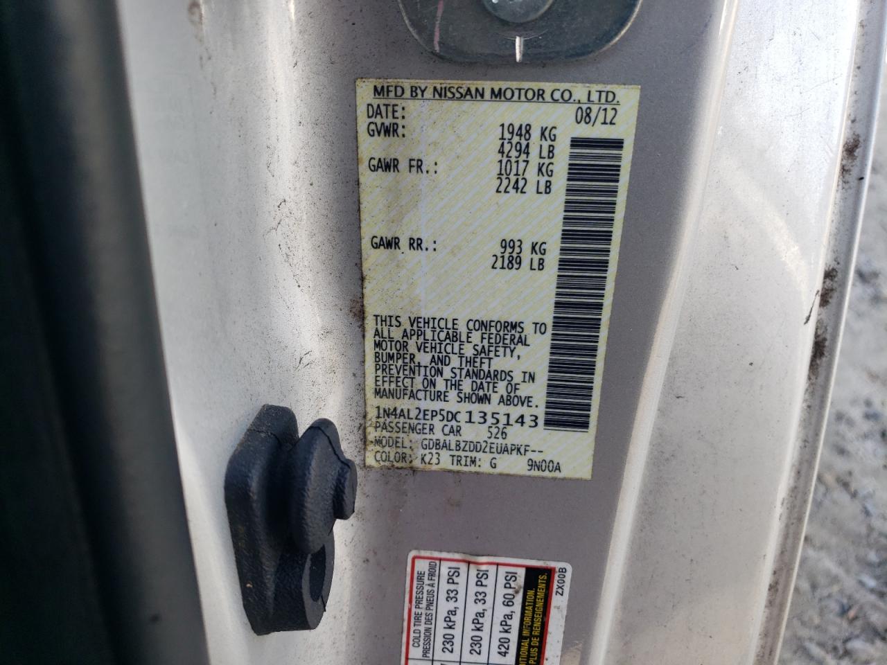 2013 Nissan Altima - Image 12