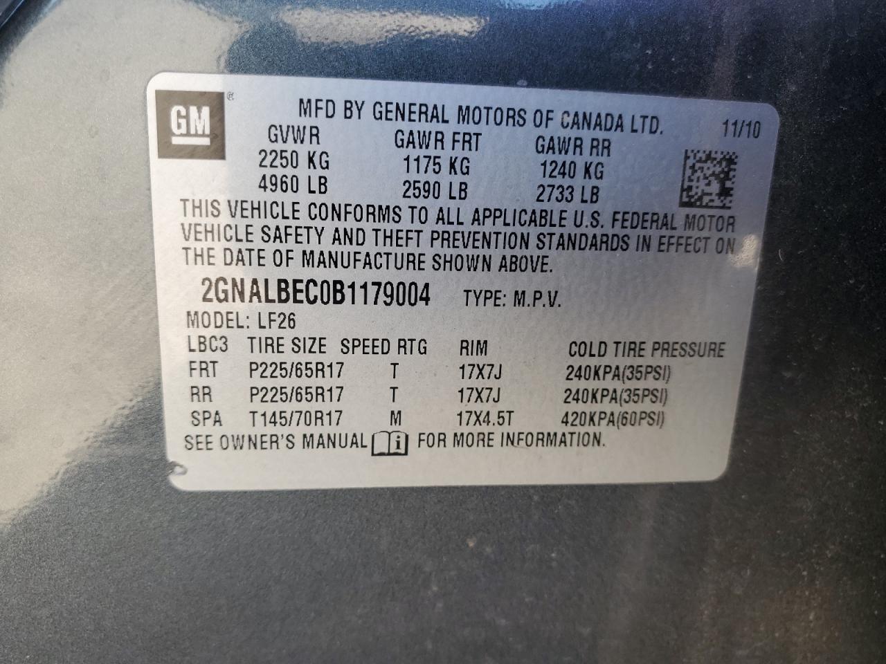 2011 Chevrolet Equinox - Image 14