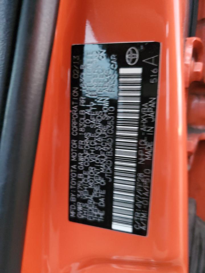 2013 Toyota Prius C VIN: JTDKDTB34D1035310 Lot: 81981374