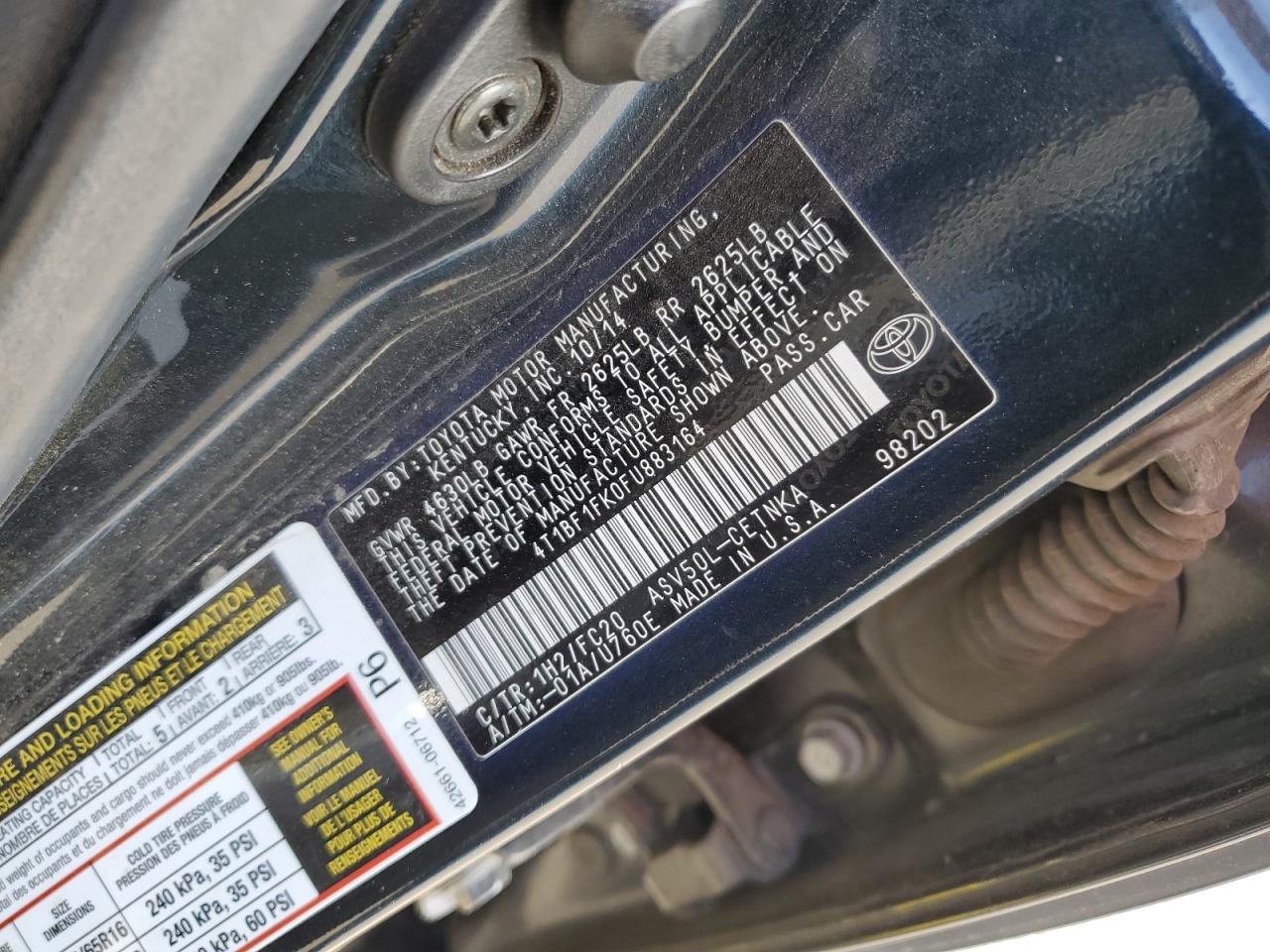 2015 Toyota Camry - Image 14