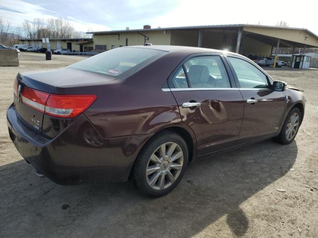  LINCOLN MKZ 2012 Бургунді